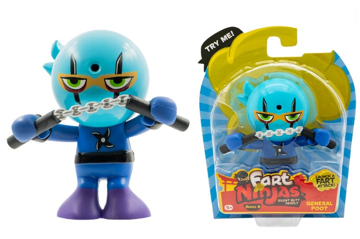 Fart ninjas figurka z dźwiękiem general poot s8