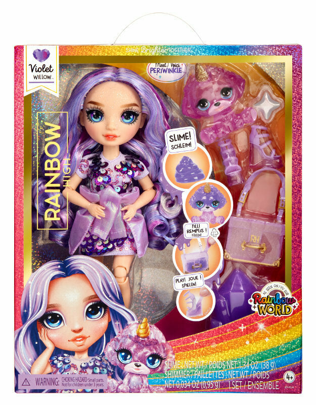 Rainbowhigh classic fashion -violet purple