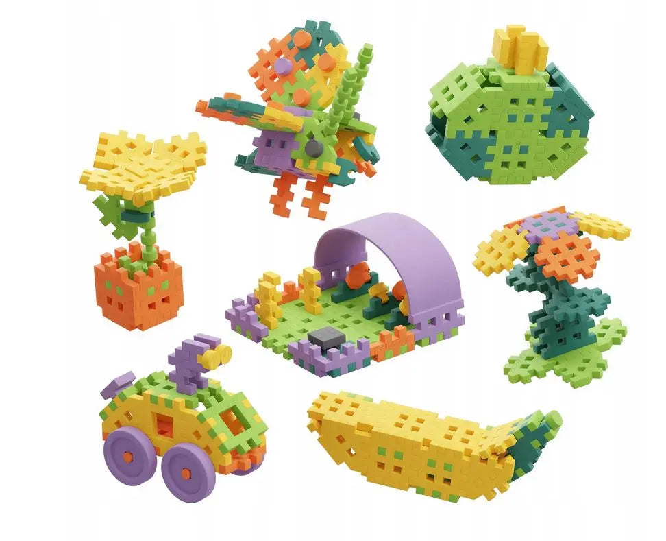Klocki waffle Konstruktor 200el Botanik 04275