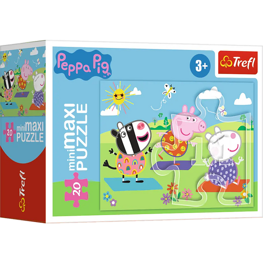 Puzzle minimaxi 20 elementów beztroski dzień świnki peppy