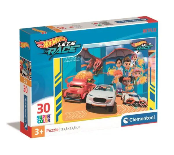 Puzzle 30 super kolor hot wheels