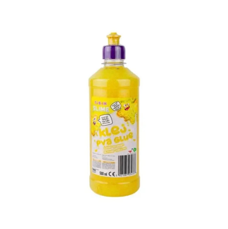 Tuban klej brokatowy 500ml żółty