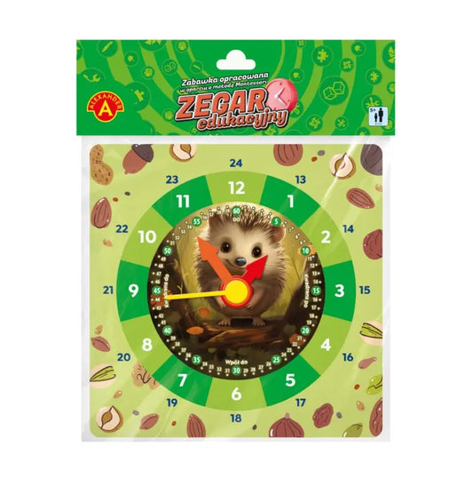 Zegar edukacyjny Jeżyk 27938