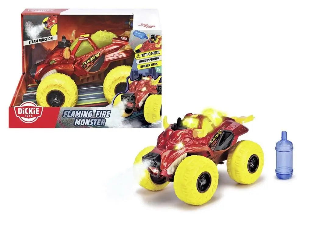 Dickie pojazd fire monster z parą 25cm