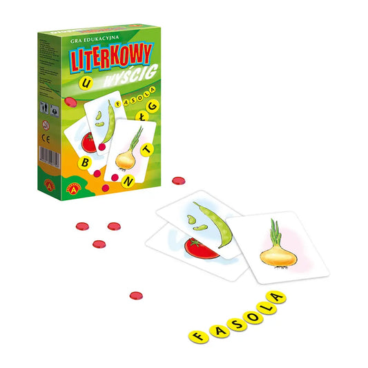 Gra Literkowy wyścig mini 0398
