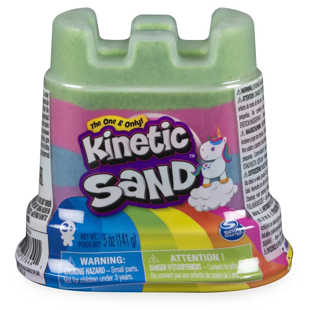 Kinetic sand tęczowy zamek