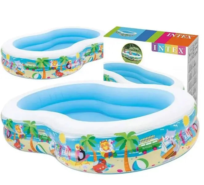 Basen owalny surferzy 262x160x46