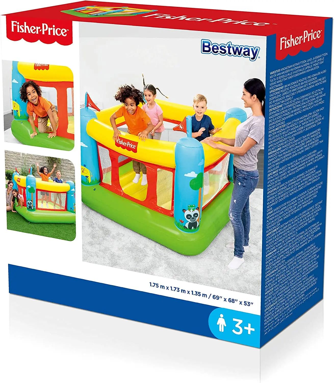 Trampolina Fisher-Price 175x173x135cm B93553