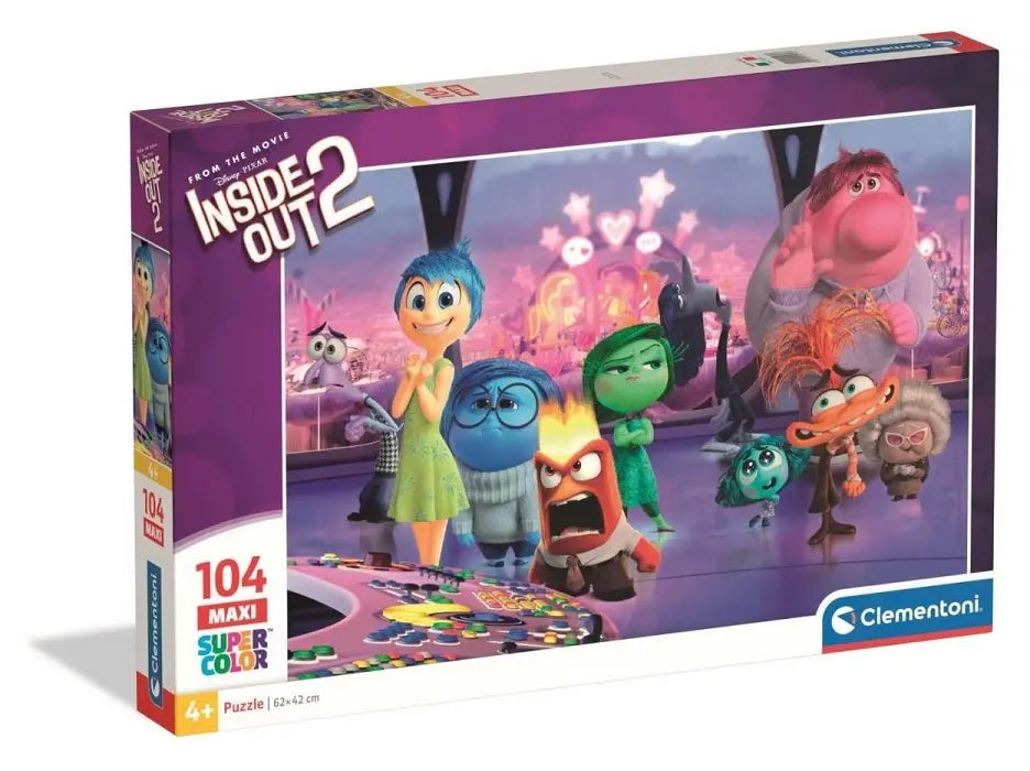 Puzzle 104 maxi Super Kolor, Inside Out 2
