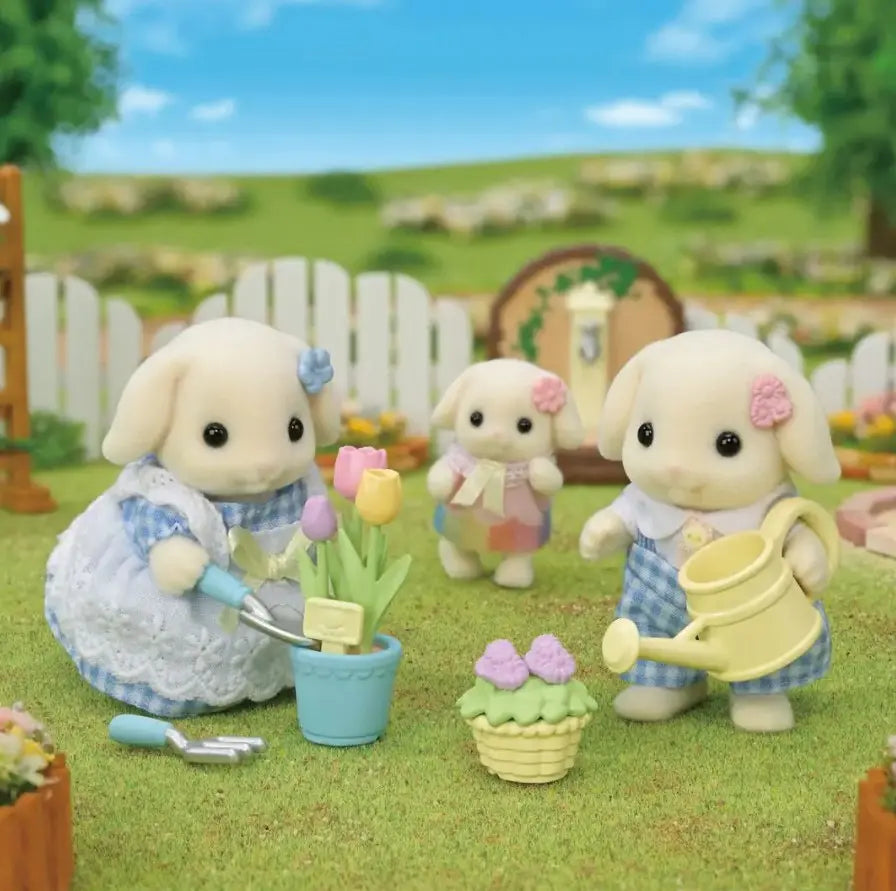 Sylvanian families kwiatowy zestaw z królikami flora