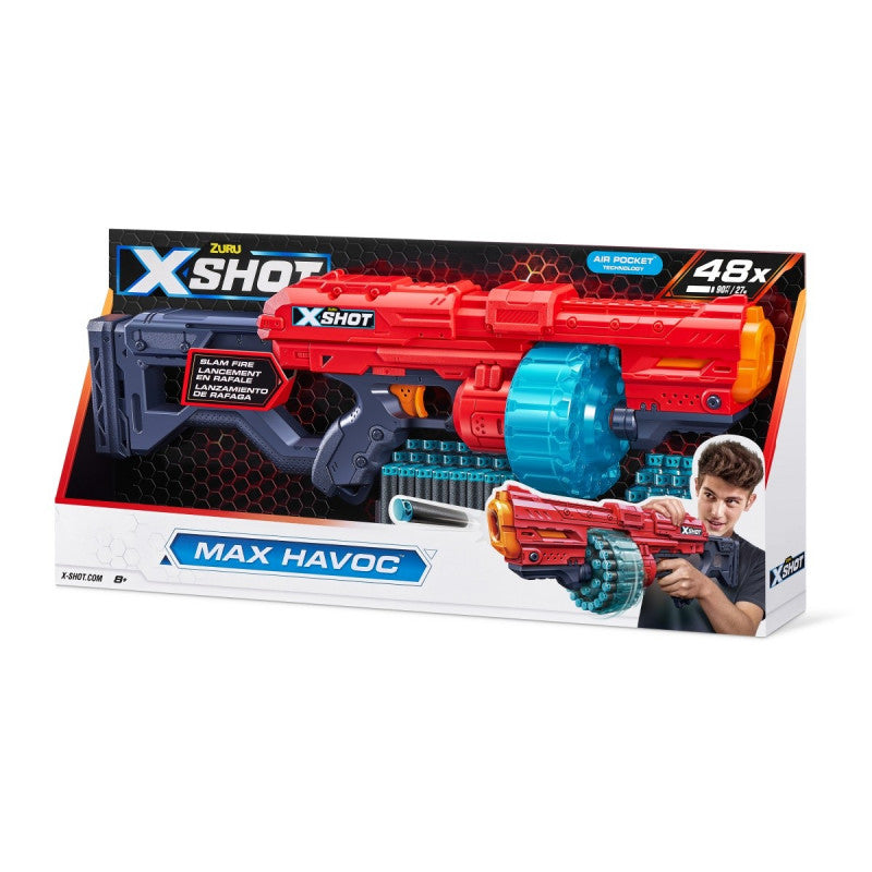 ZURU X-SHOT ExcelMaxHavoc wyrzutnia48s 36446