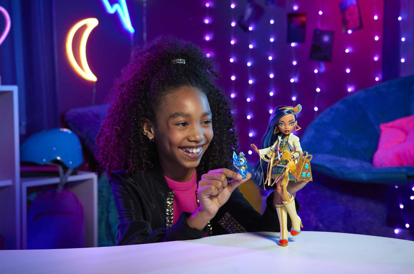MONSTER HIGH Cleo de Nile lalka+akc HHK54 /4