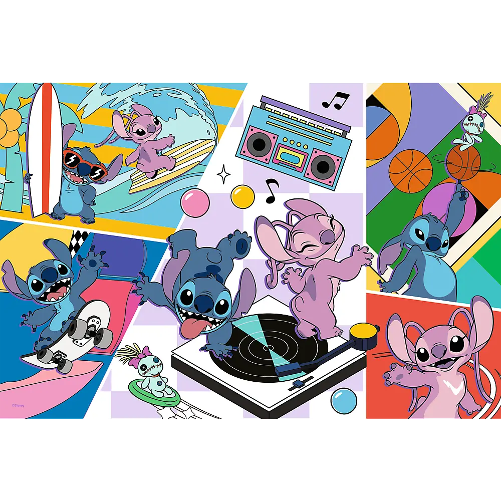 Puzzle 100 elementów wspomnienia lilo i stitch