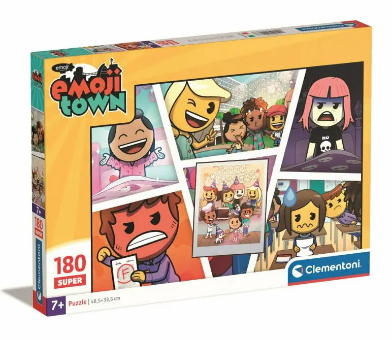 Puzzle 180 Super Kolor Emoji Town