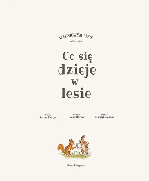Książeczka - Co się dzieje w lesie