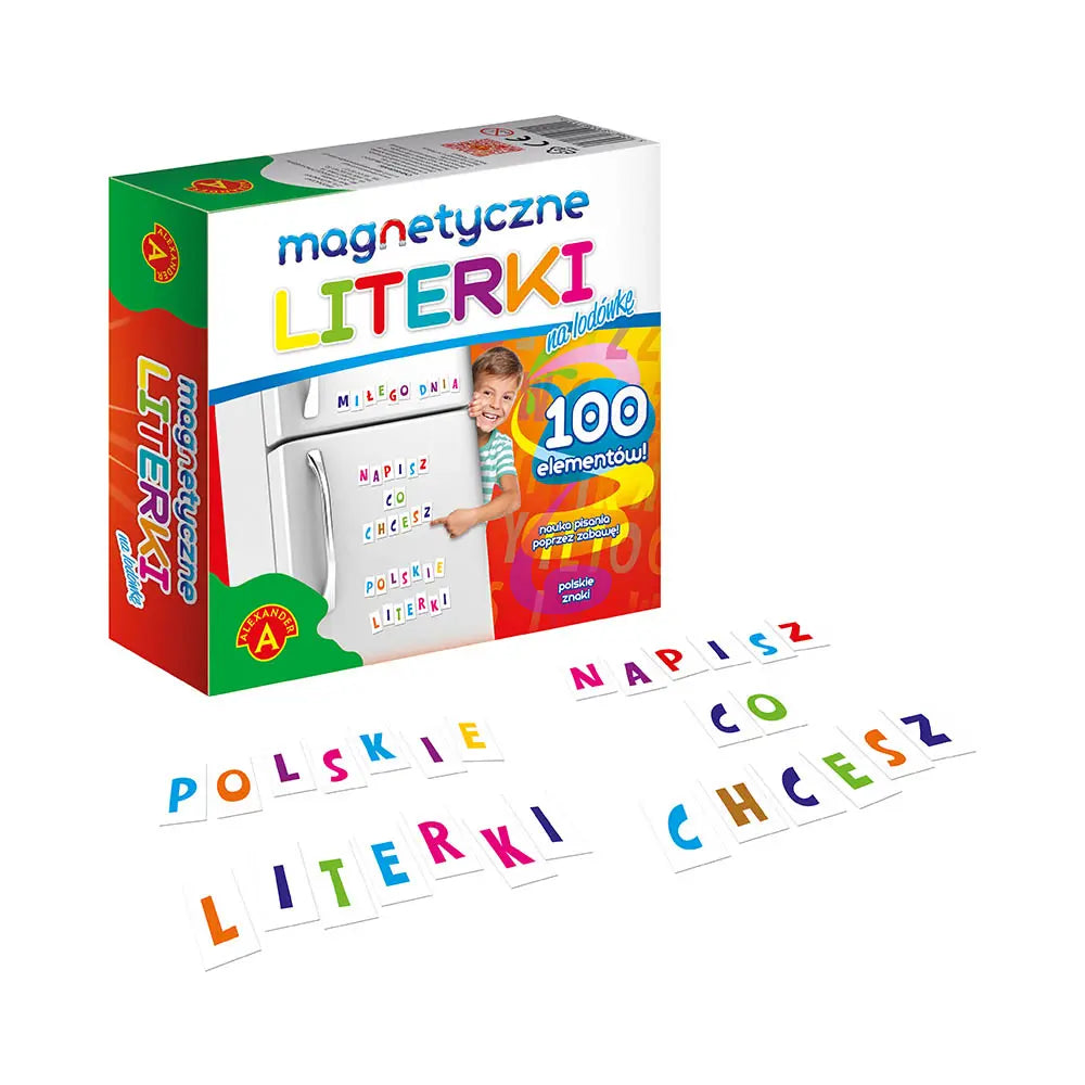 Literki magnetyczne na lodówkę