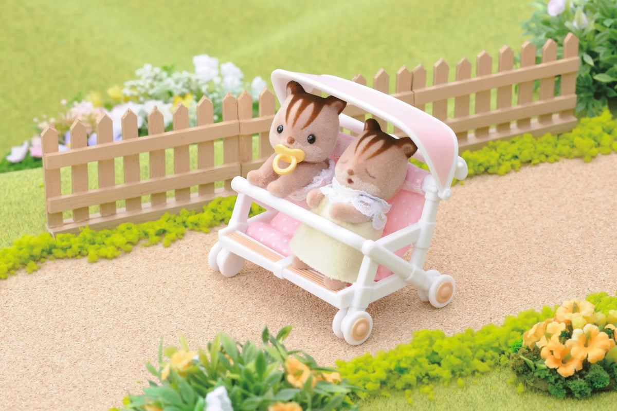 Sylvanian Podwójny wózek spacerowy