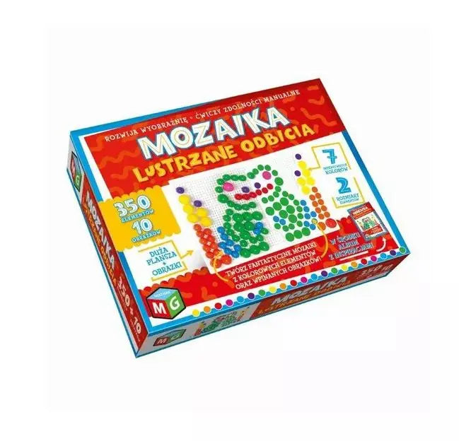 Mozaika lustrzane odbicia 350 elementów