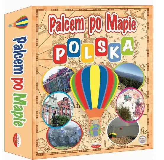 Gra palcem po mapie polska