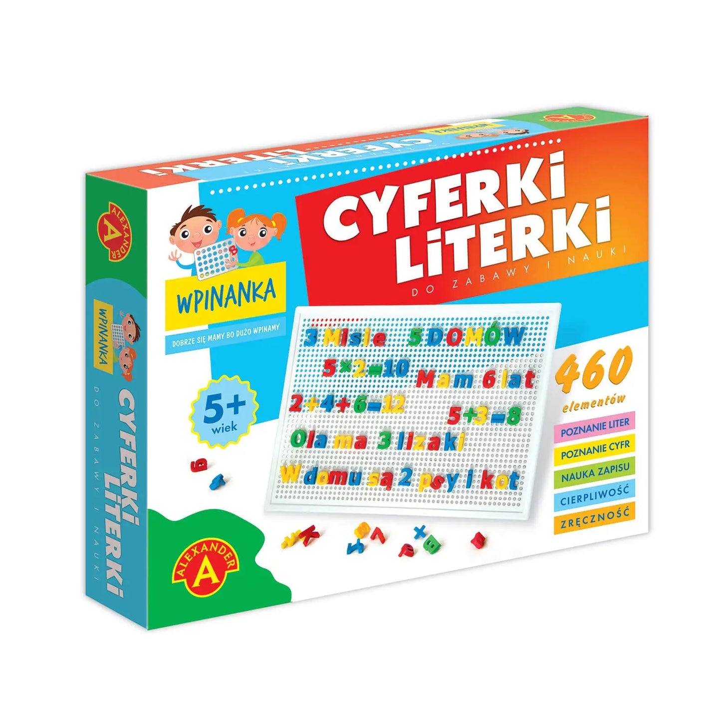 Gra wpinanka cyferki i literki