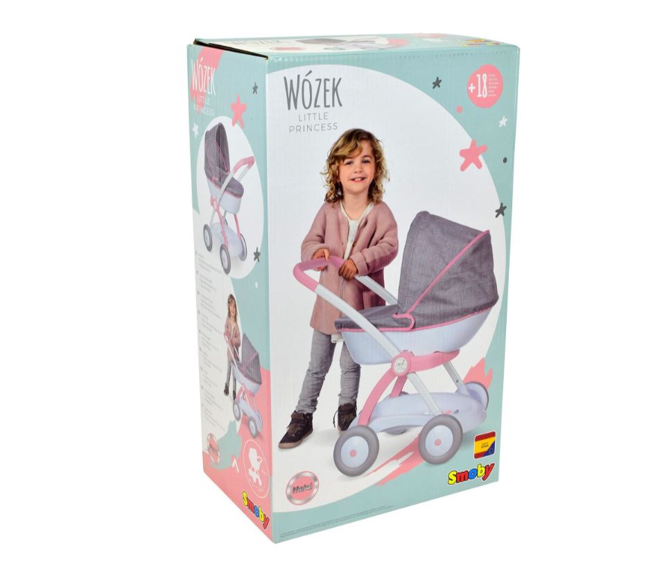 SMOBY Little Princess wózek głęboki 254115