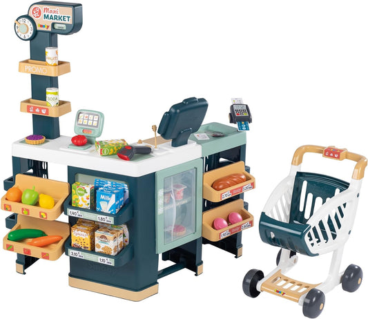 SMOBY Maximarket z wózkiem 350242