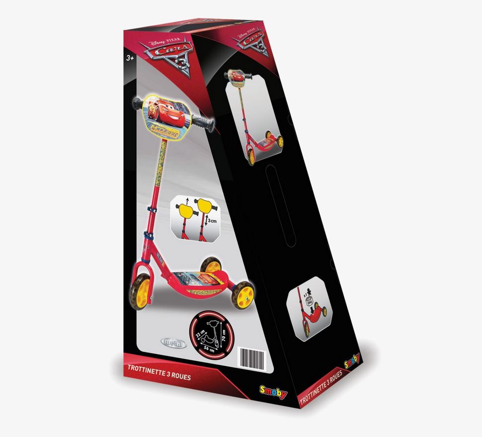 SMOBY hulajnoga trójkołowa Cars3 750154