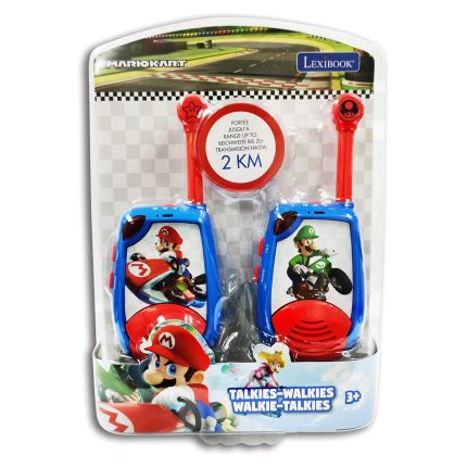 LEXIBOOK Mario Kart walkie talkie 2km TW25NI 85692