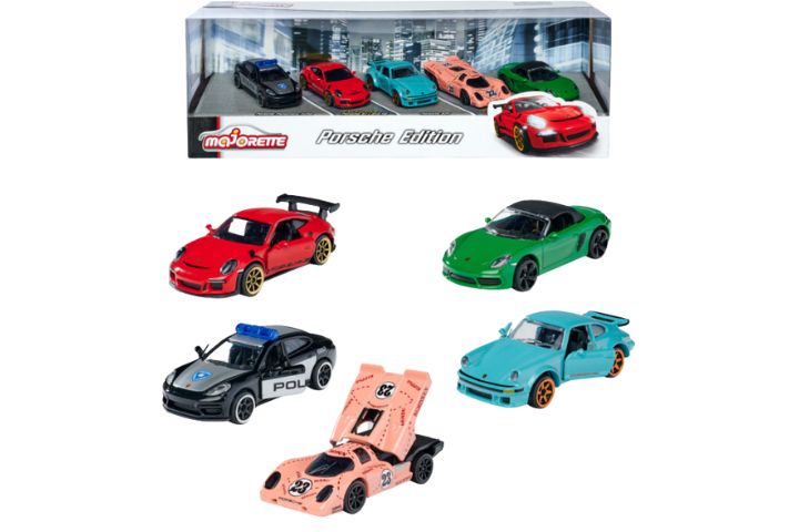 Majorette zestaw Porsche 5 szt 205-3171