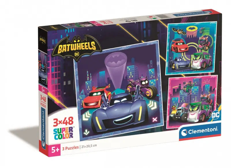 Puzzle 3x48 Super Kolor Batwheels
