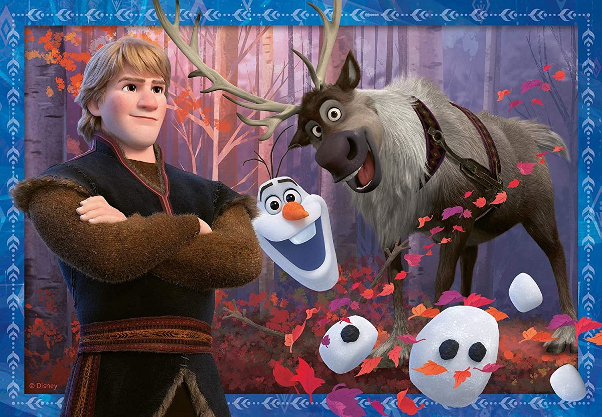 RAV puzzle 2x24 Frozen Mroźne przygody 05010