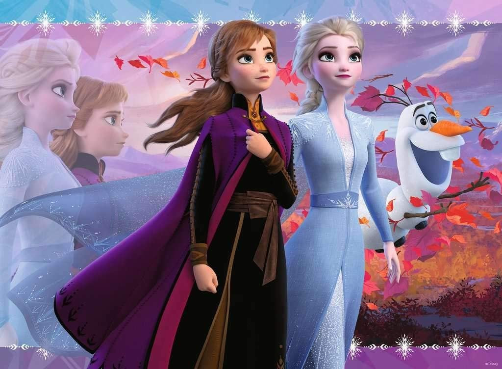 RAV puzzle 100 Frozen Silne siostry 12868