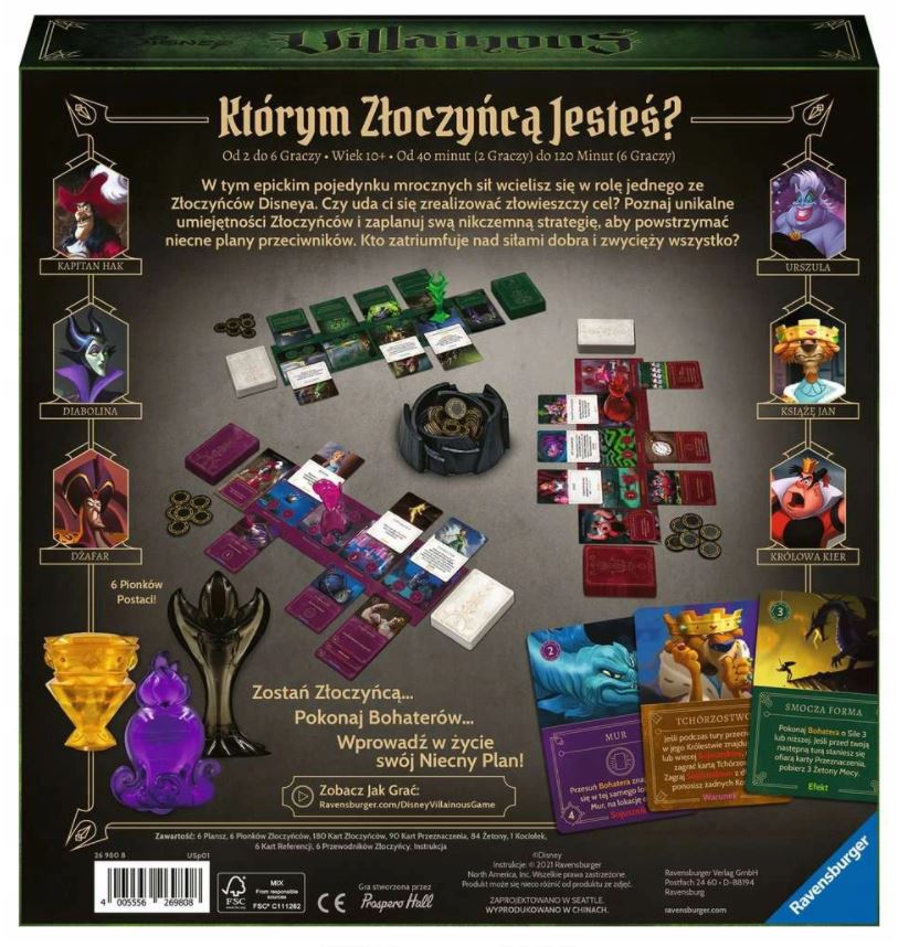 RAV Gra planszowa Disney's Villainous 26980