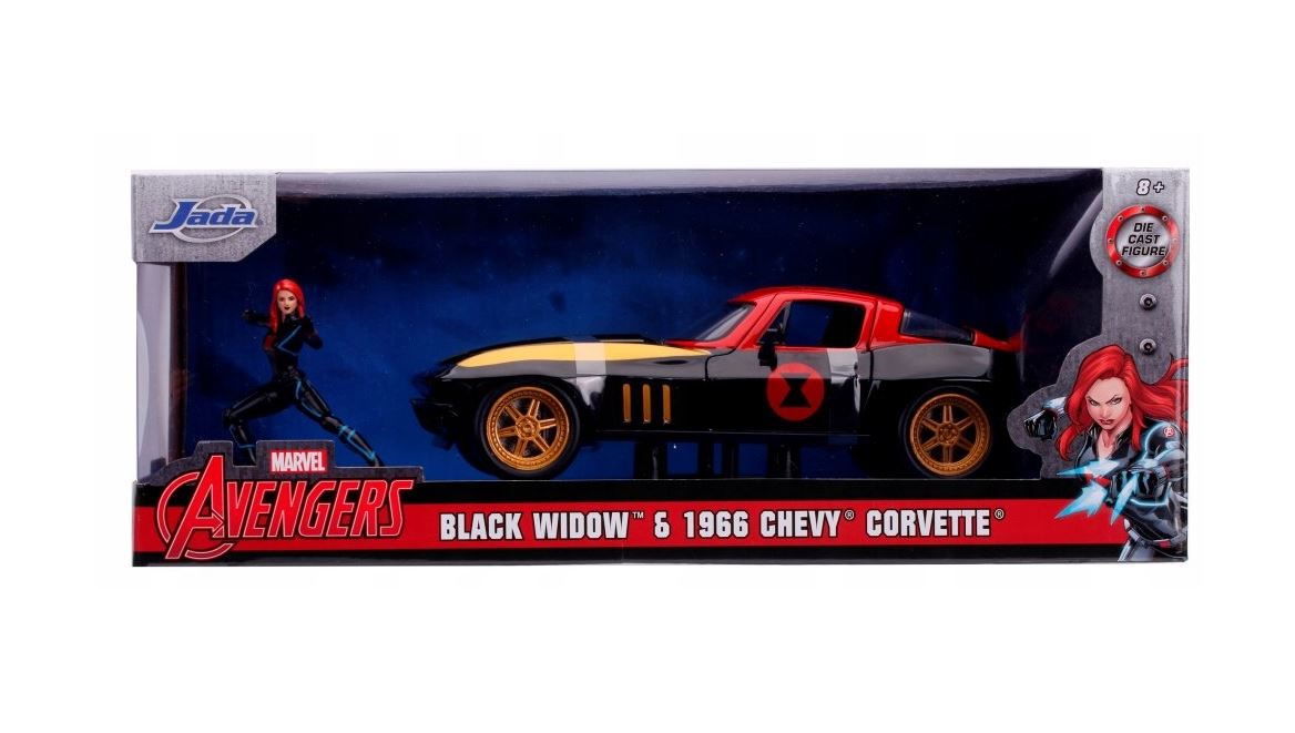 JADA Black Widow 1966 Chevy Corvette 322-5014