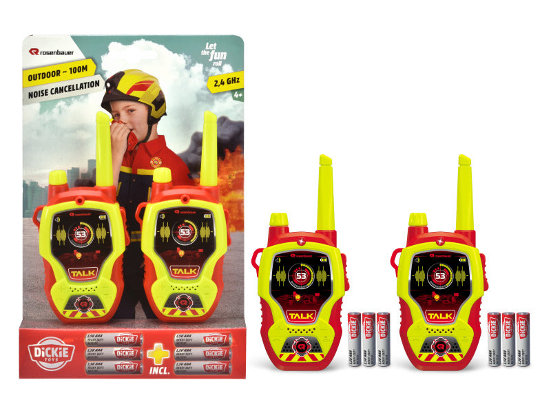 Dickie walkie talkie strażaka z bateriami 18198