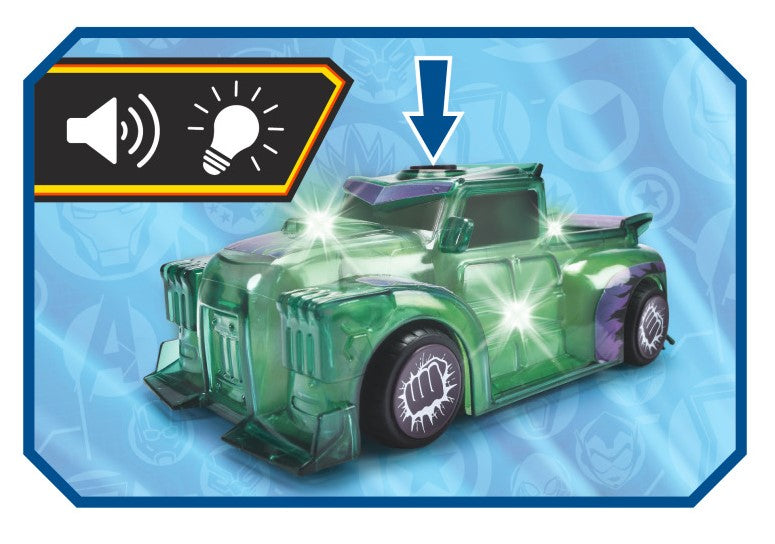 Marvel light hero hulk auto światło/dźwięk