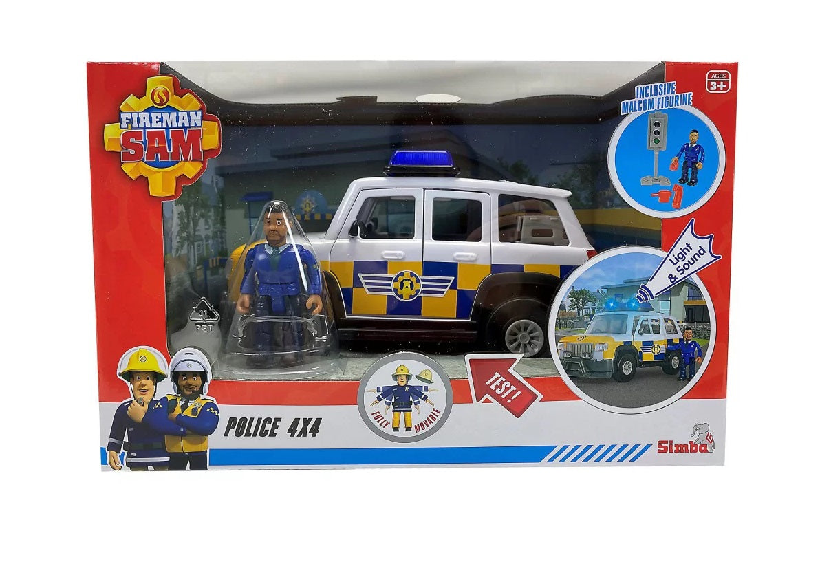Strażak Sam jeep policyjny+figurka 925-1096