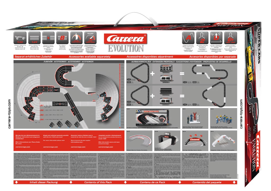 CARRERA Evol.tor Super Cars 5,3m 20025240