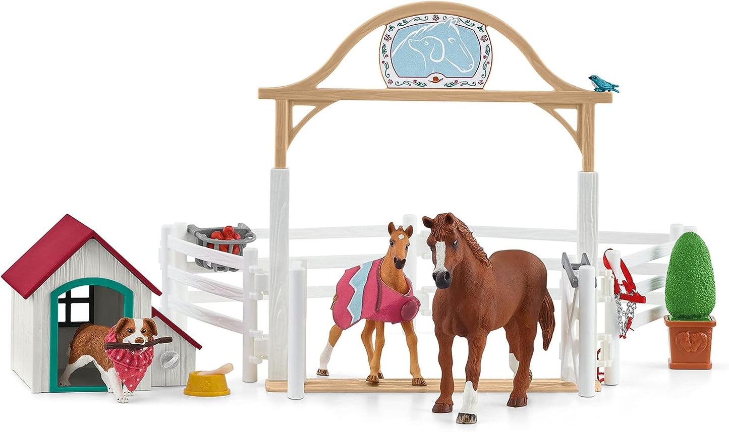 SLH horse club, konie- goście Hannah z suczką ruby