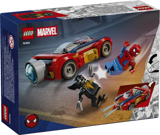 Lego SuperHeroes Marvel - Spider-Man w samochodzie kontra zvenomowany Wolverine