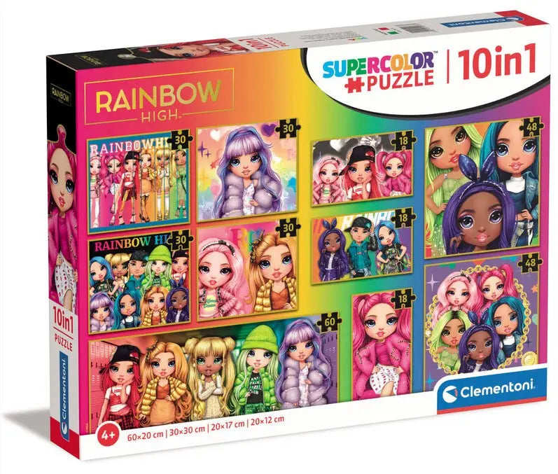Puzzle 10w1 rainbow high