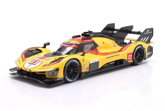 Ferrari Racing 499P LeMans żółty 1:24