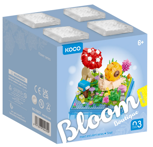 Klocki KOCO Ślimak 625 elementów
