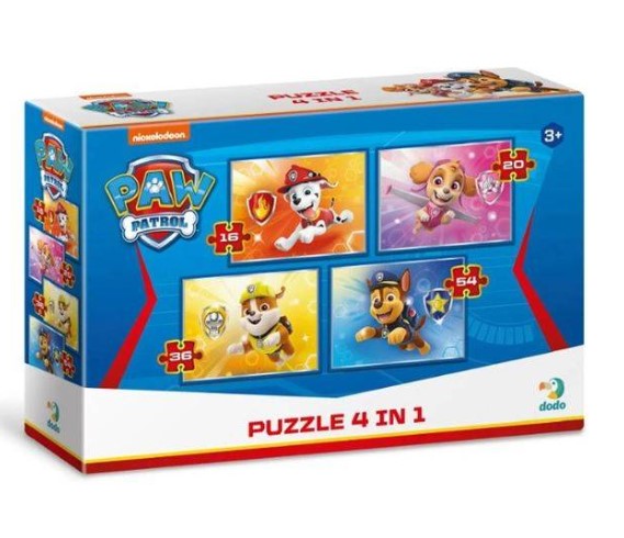 Puzzle 4w1 Paw Patrol DOB5505 05505
