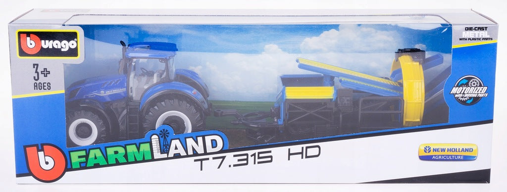 BBU Traktor NewHolland T7.315 z przycz.10cm 31678