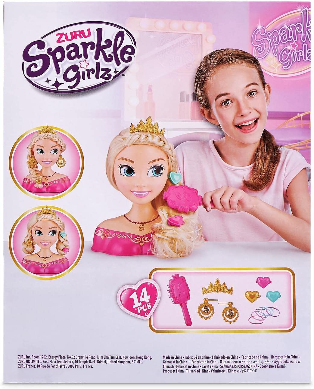 ZURU Sparkle Girlz głowa do stylizacji 10097 05822