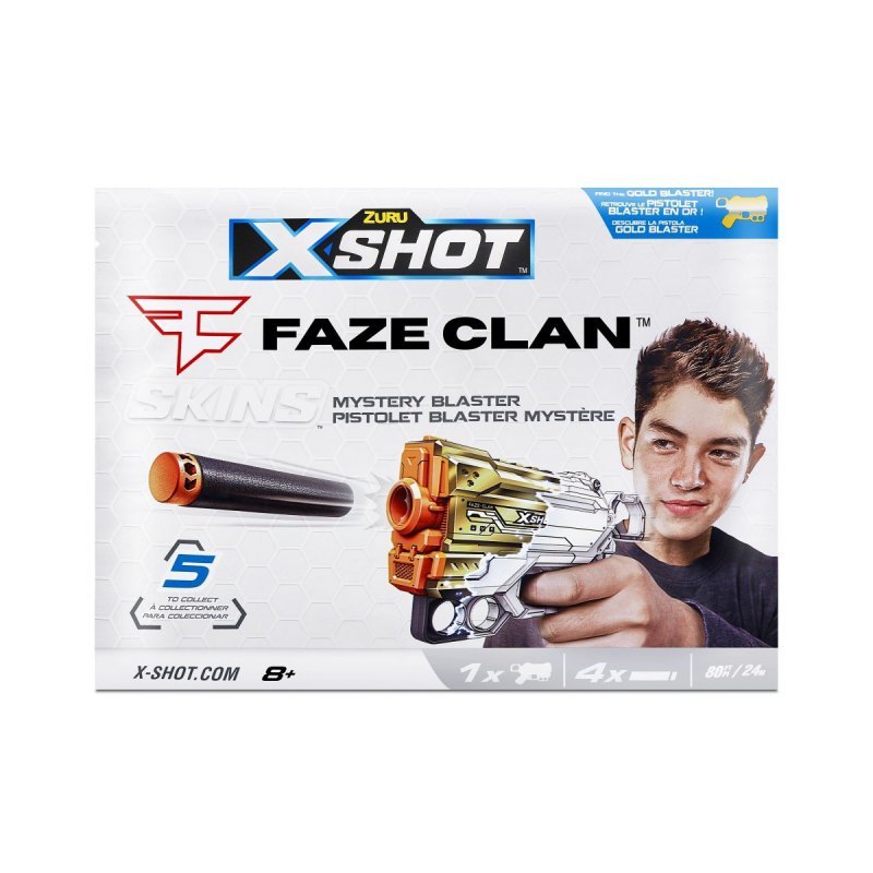 ZURU X-SHOT Skins Faze Clan 4strz 36599UQ1