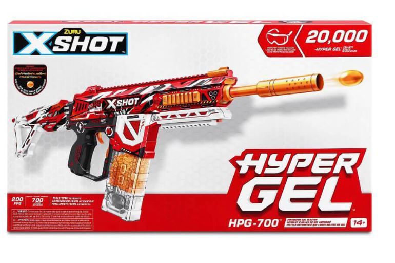 ZURU X-SHOT HyperGel 20tys kulek+okul.36620