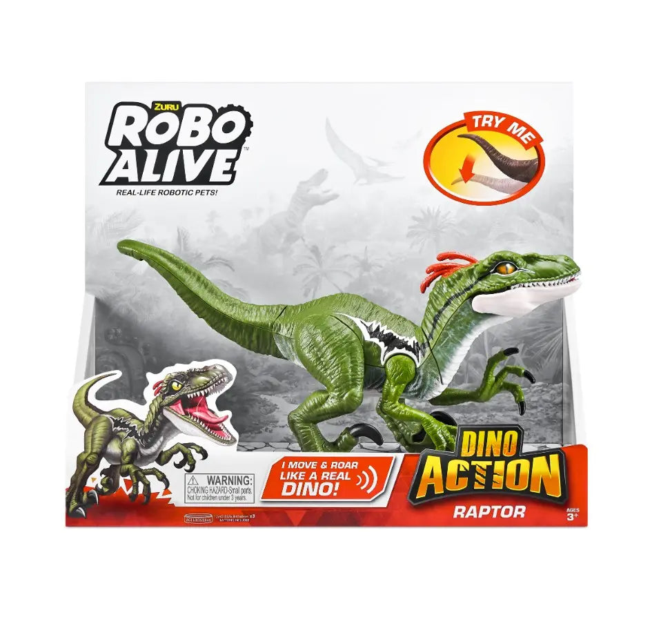 ZURU Robo Alive dino Raptor dźwięk 7172 21358