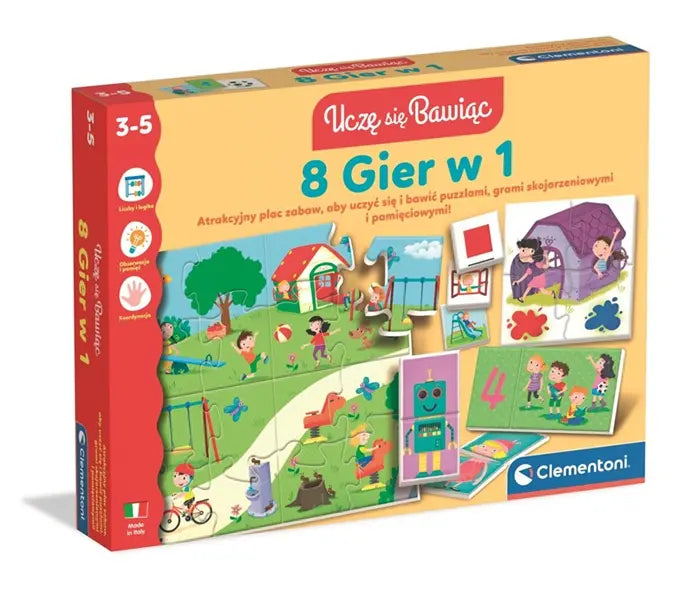 Uczę się bawiąc! Edukacyjny zestaw 8w1